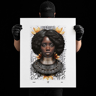4:5 Ratio print sizes shown with Amina